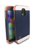 NavyBlue-CoralPink Samsung Galaxy S5 Colour Case 01
